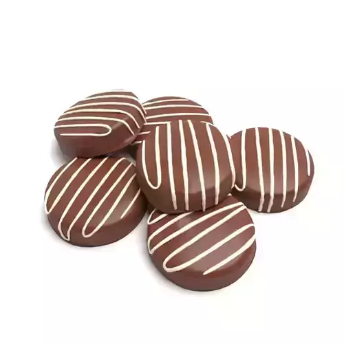 Chocolate Cookie 3d Model