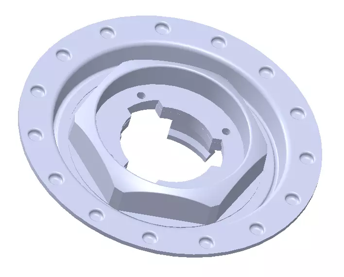 BBS CENTER WHEEL 3D print model
