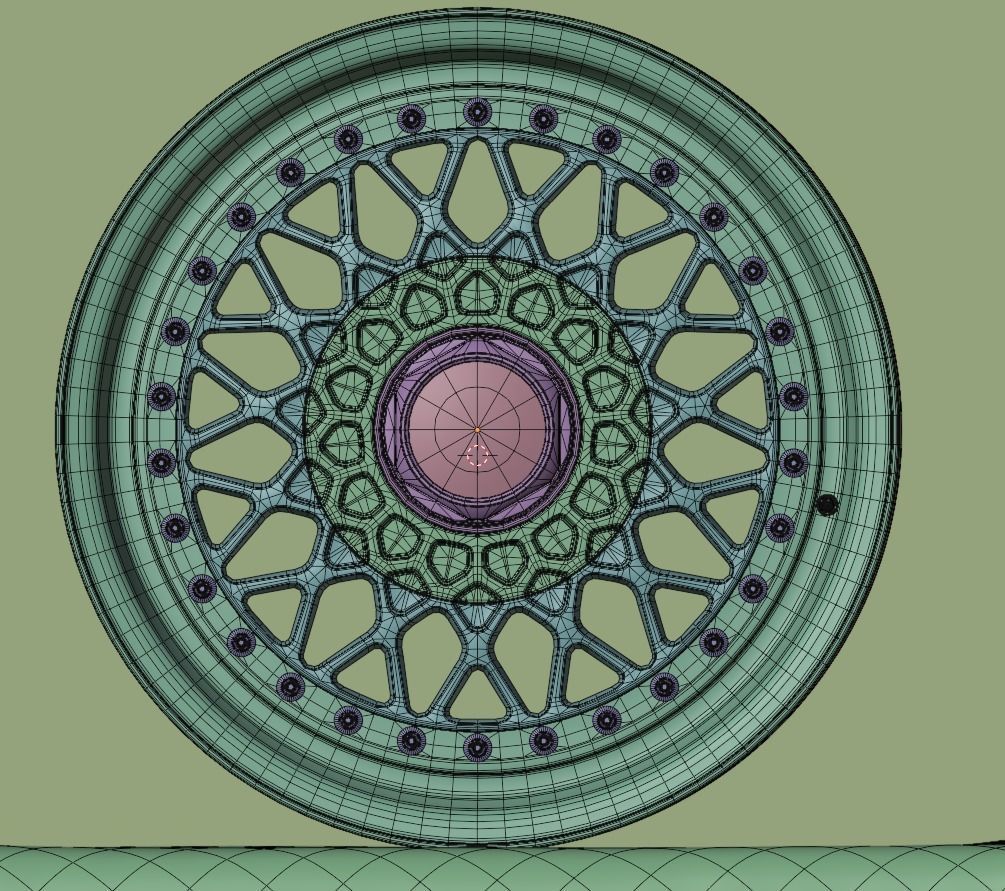 BBS RS Wheel 3D model_5