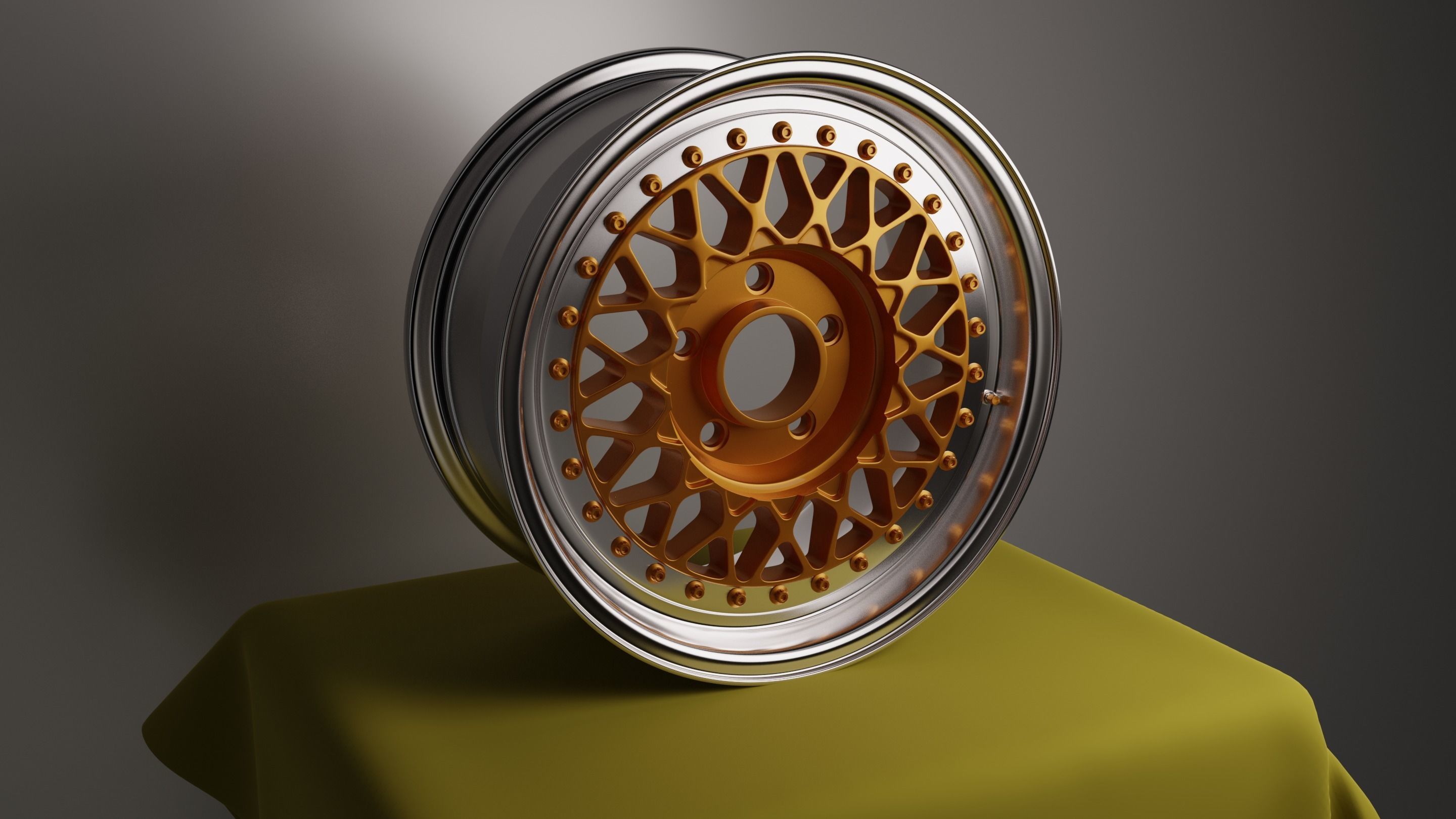 BBS RS Wheel 3D model_1
