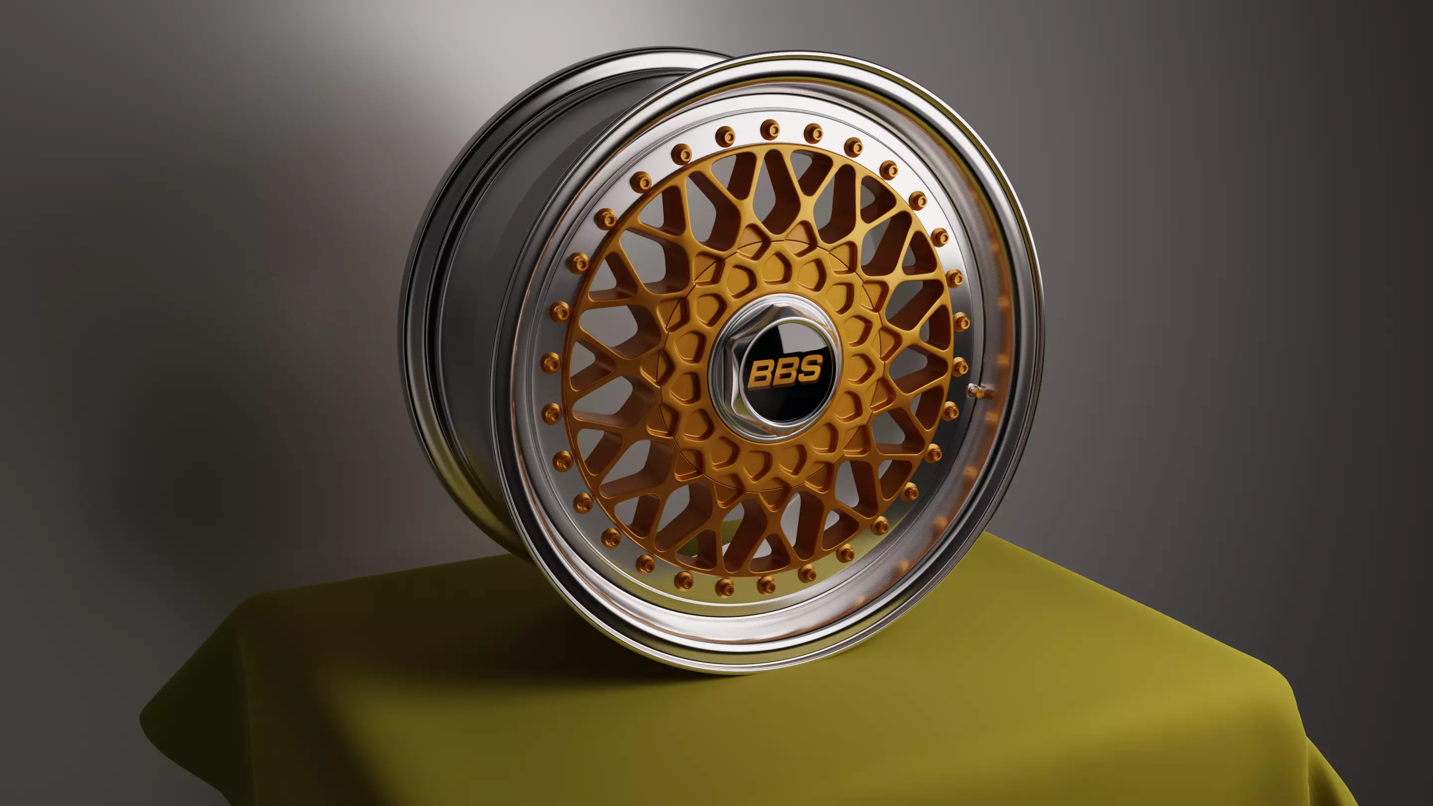 BBS RS Wheel 3D model_0