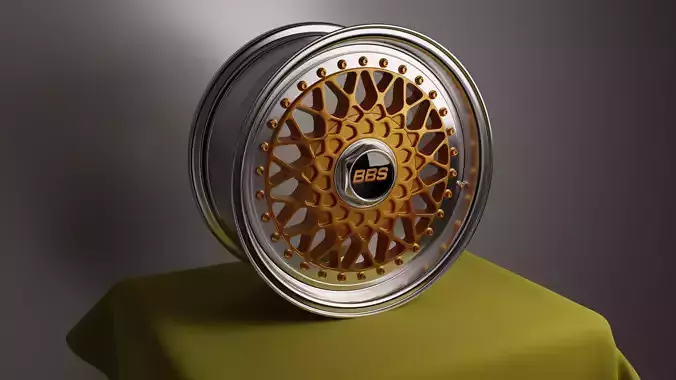 BBS RS Wheel 3D model