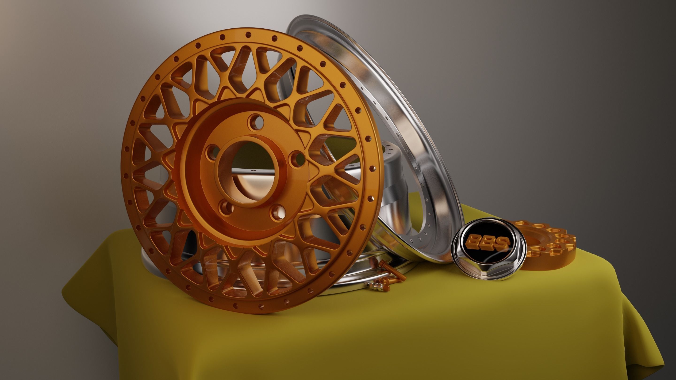 BBS RS Wheel 3D model_2