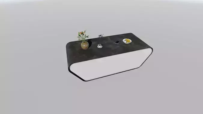 modern Table 3D model Low-poly 3D model