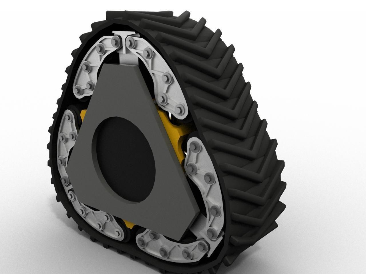 RWT Reconfigurable Wheel Track Low-poly 3D model_10