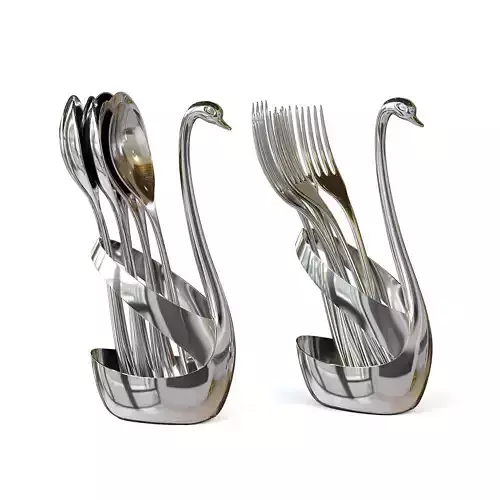 Swan Cutlery Holder