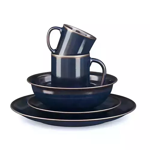 Blue Tableware Set