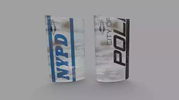 Improvised Shield Free low-poly 3D model