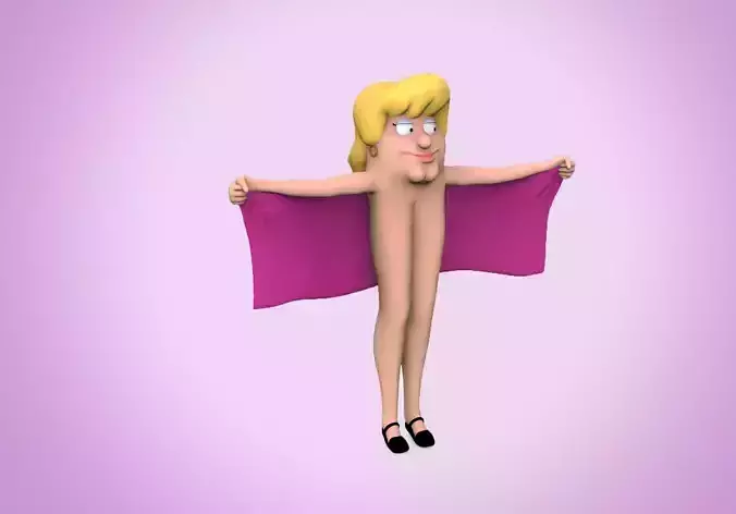 Female Peter Griffin Legs Go All The Way Up 3D print model