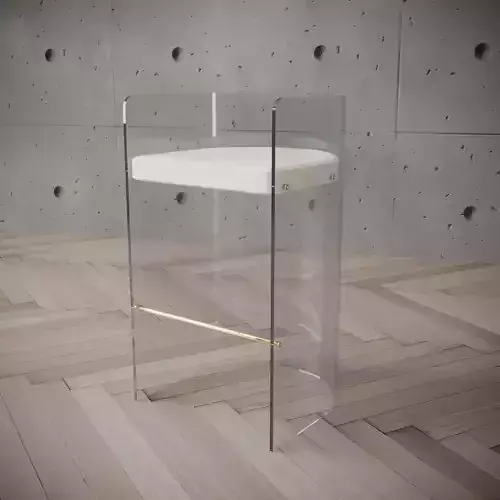 ANTONIO ACRYLIC BAR STOOL