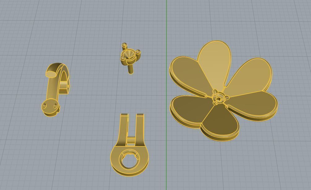 Ring and Earrings 103 3D print model_14