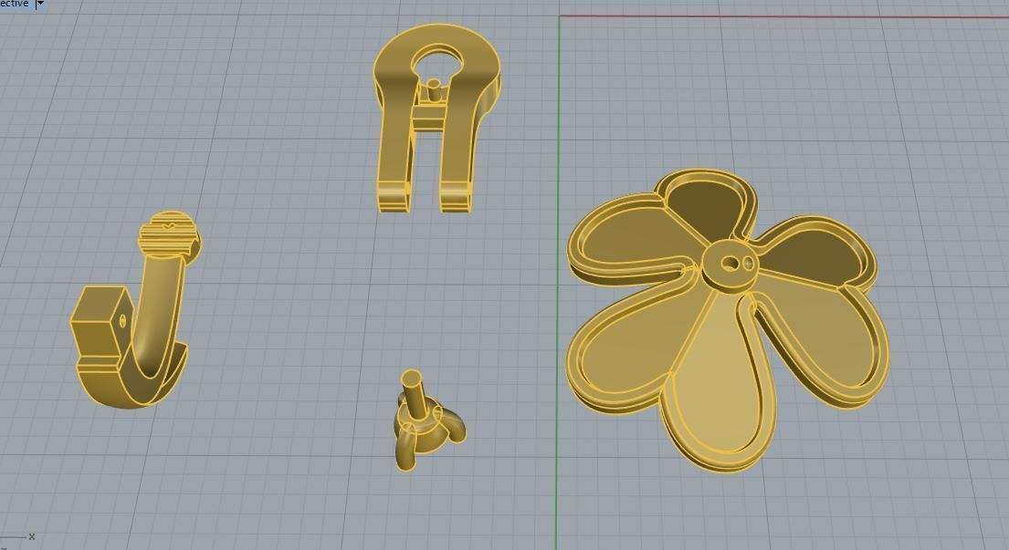 Ring and Earrings 103 3D print model_13