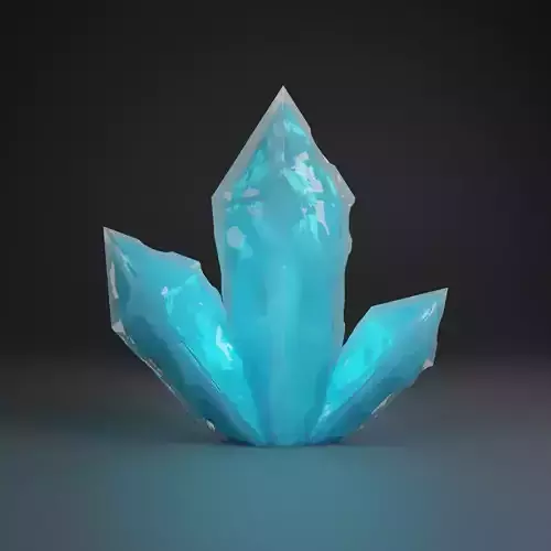Diamond Ore Low-poly 3D model