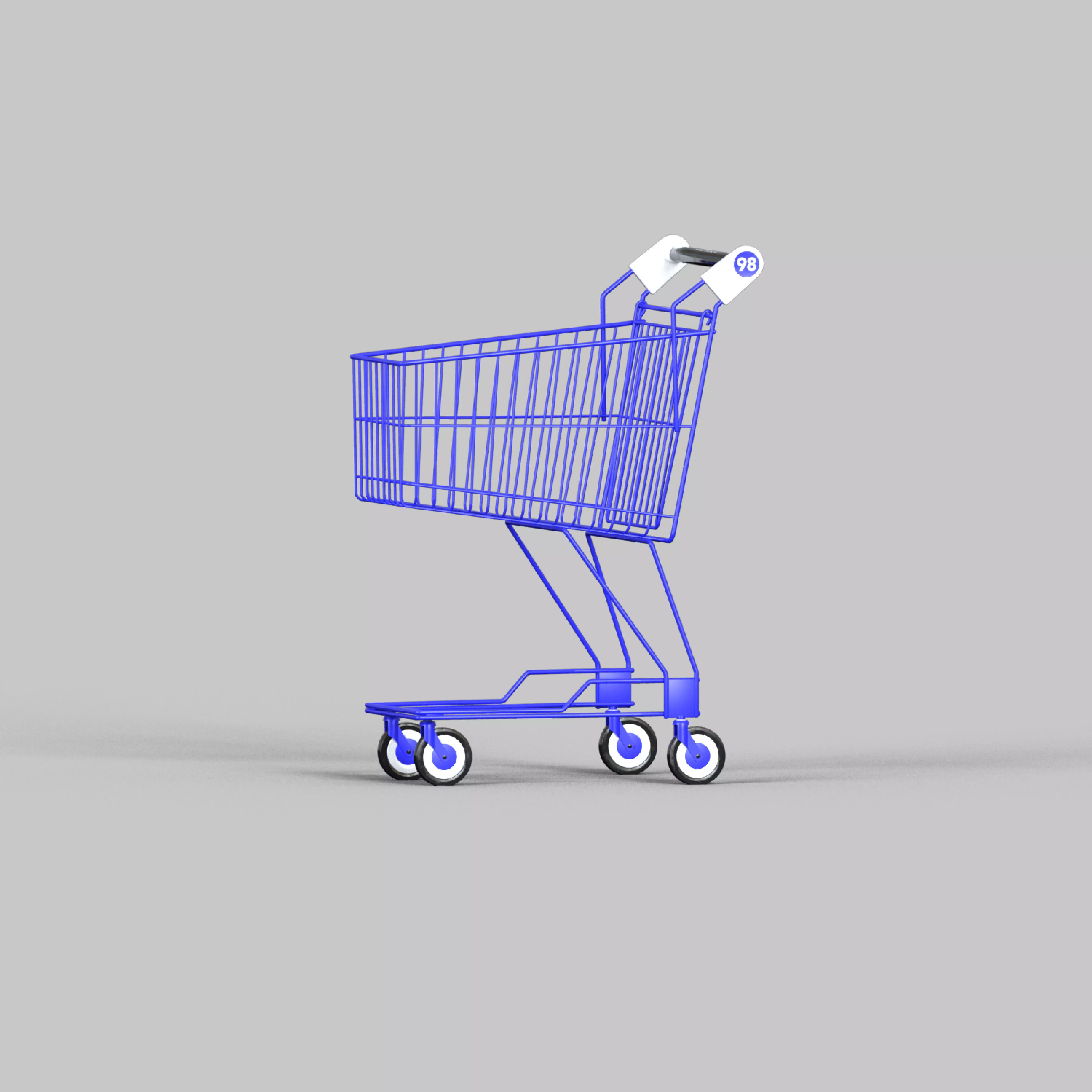 SHOPPING CART 3D model_0