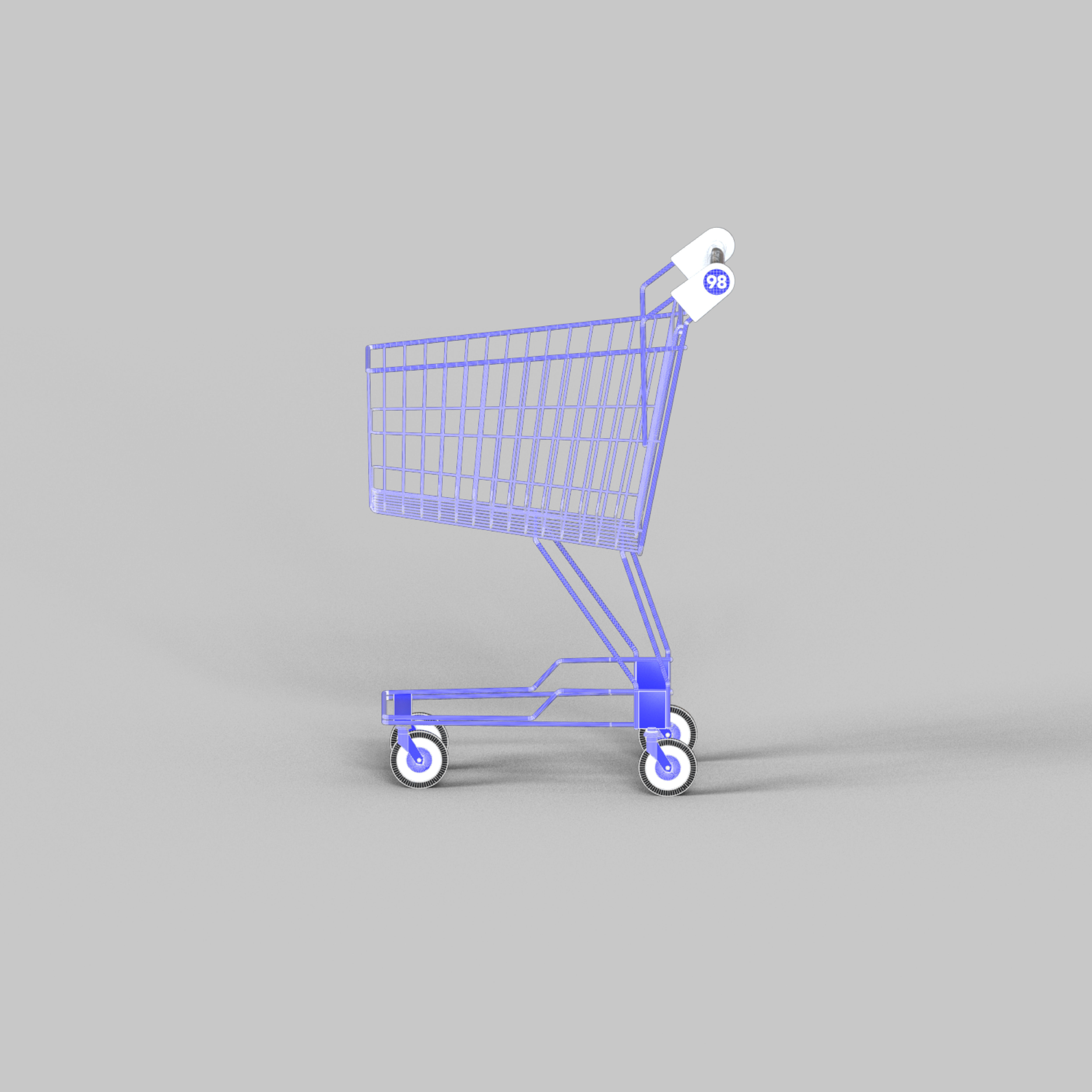 SHOPPING CART 3D model_2