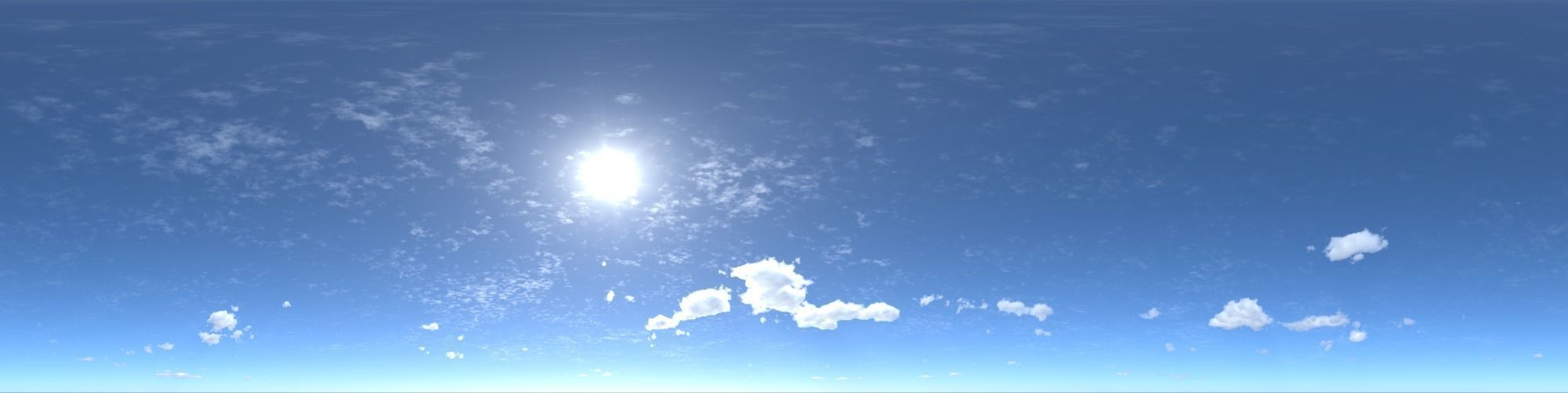 Skydome HDR - Sunny Noon Stratus Clouds Sky - 3 Texture_4