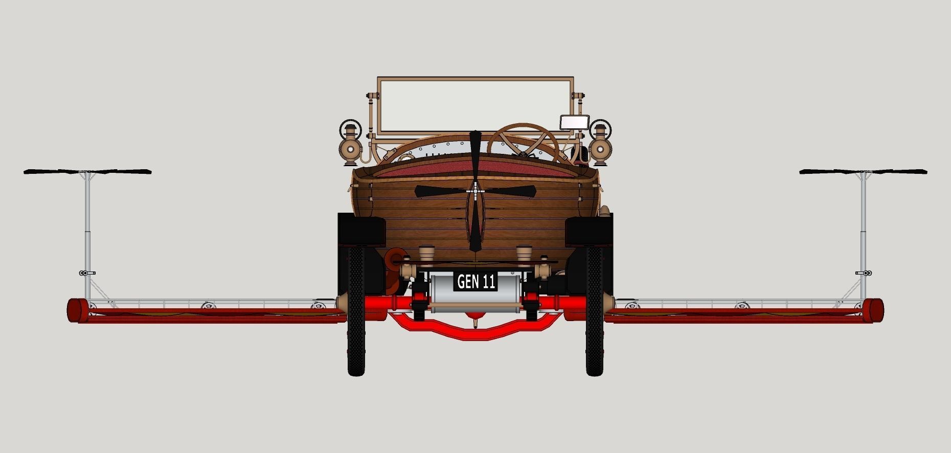 Chitty Chitty Bang Bang car 3D model_25