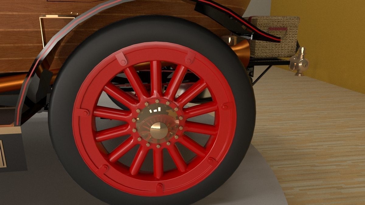Chitty Chitty Bang Bang car 3D model_15