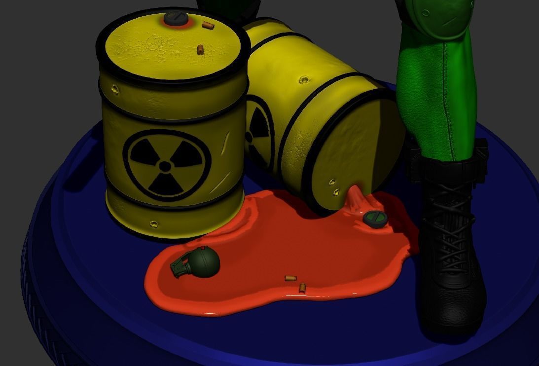 Gi Joe - COBRA  - Frag viper leader - for print 3D print model_5