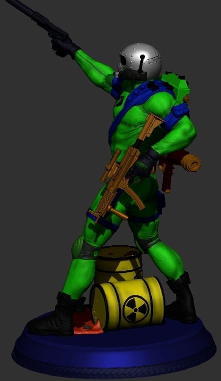 Gi Joe - COBRA  - Frag viper leader - for print 3D print model_2