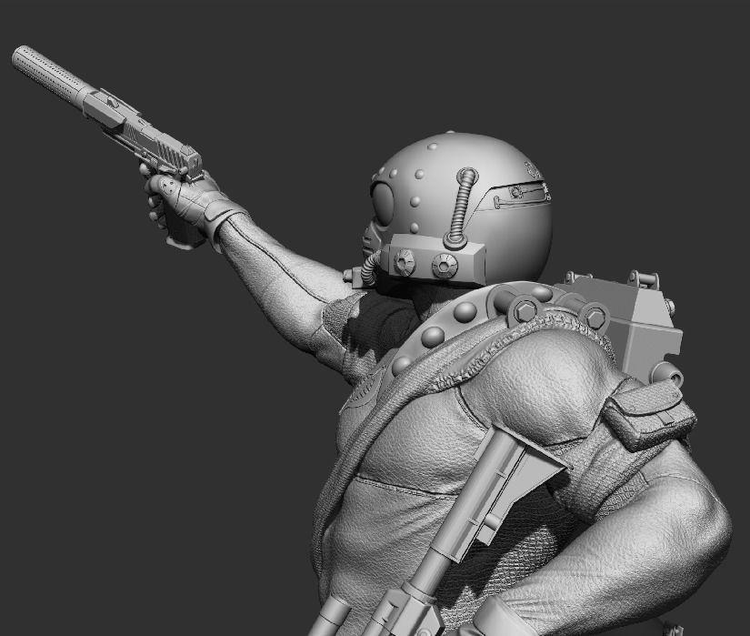 Gi Joe - COBRA  - Frag viper leader - for print 3D print model_7