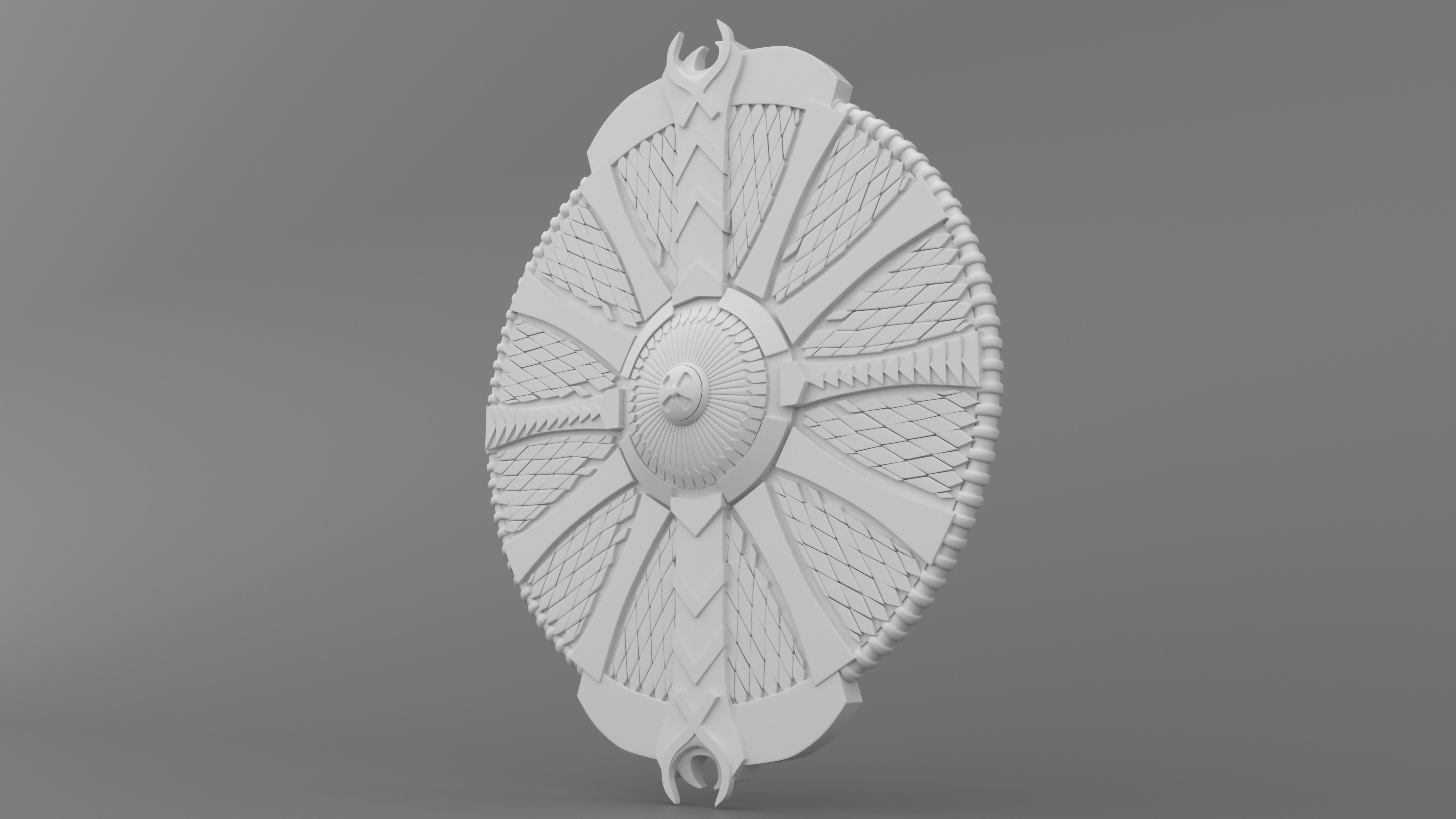 Guardian Shield - God of War 2018 3D Print Model 3D print model_2