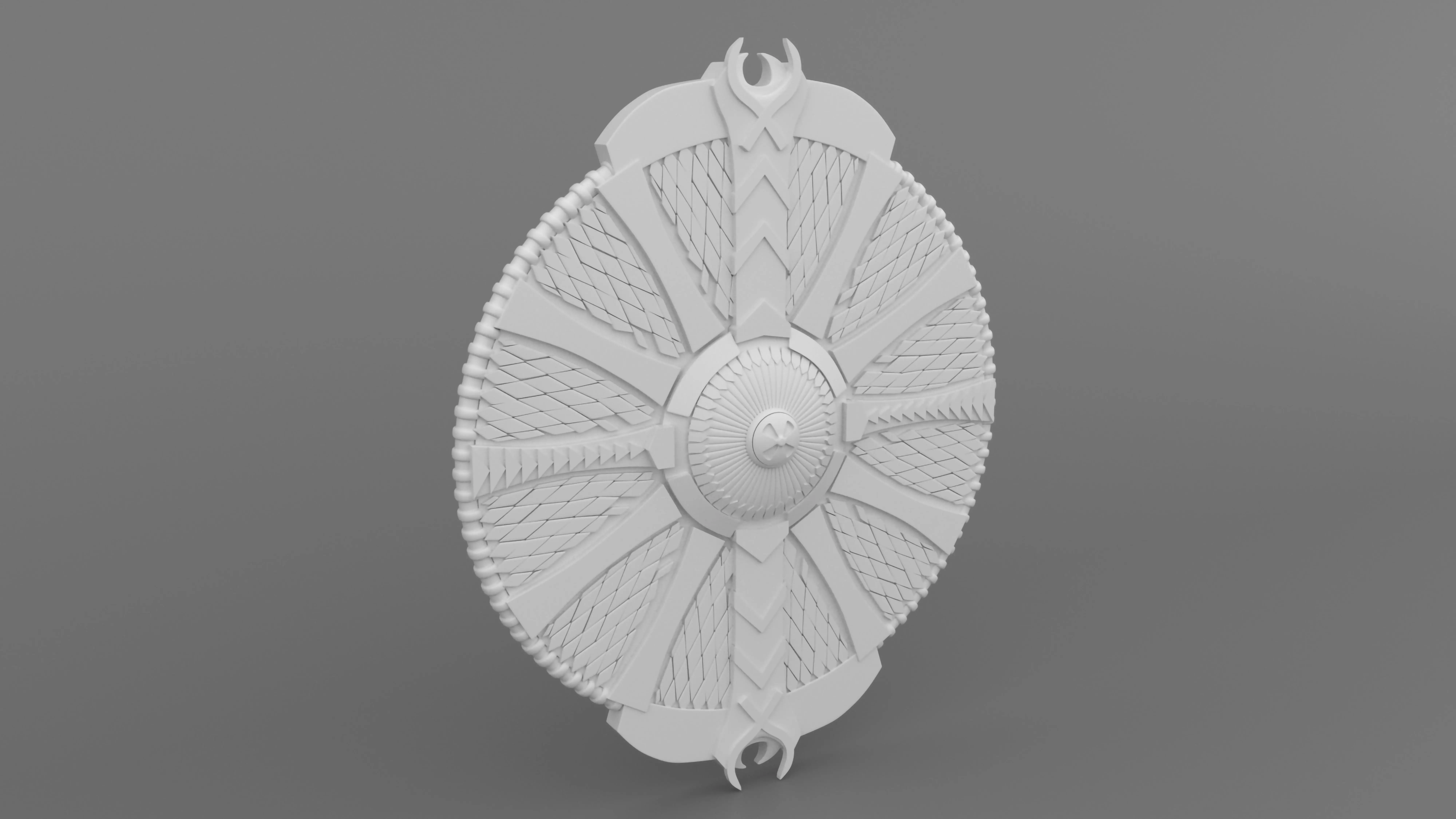 Guardian Shield - God of War 2018 3D Print Model 3D print model_0