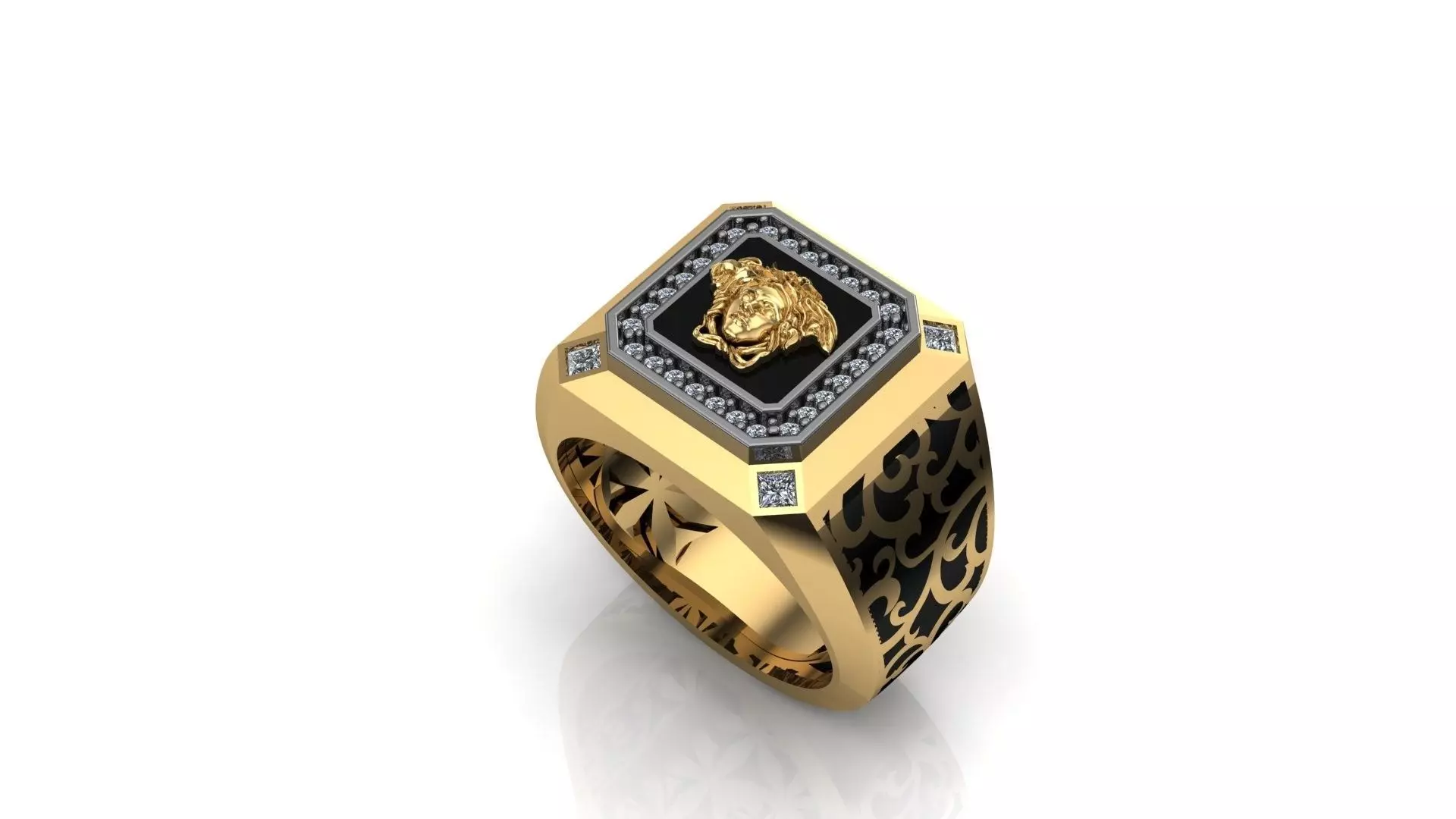 men ring 15 3D print model