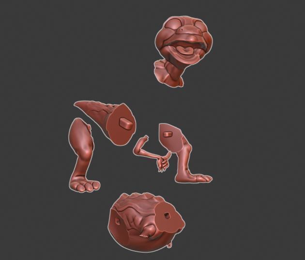 concept art duck printable stl file 3D print model_7