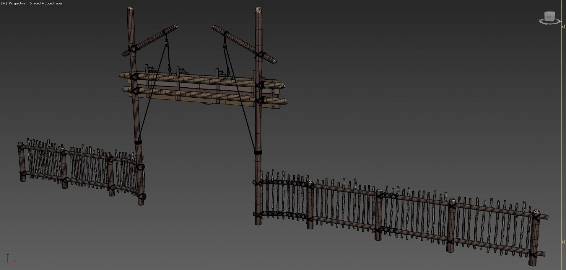 Disney style sign 3D model_8