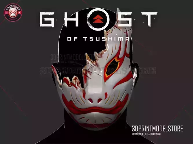 Ghost of Tsushima Tomoe Mask  3D print model