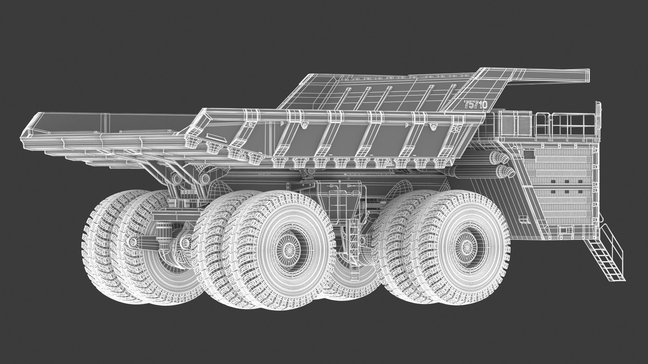 5 Biggest Truck in the World 3D model CGTrader