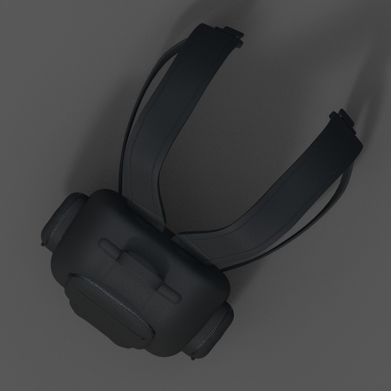 Backpack military combat soldier armor scifi Generic camp human Low-poly 3D model_8