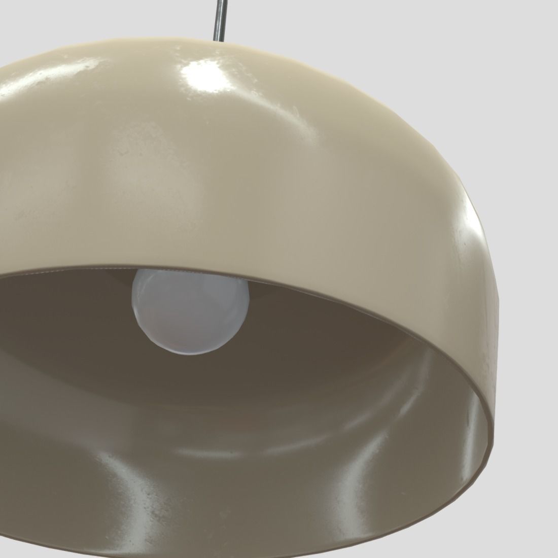Ceiling Lamp 2 Low-poly 3D model_12