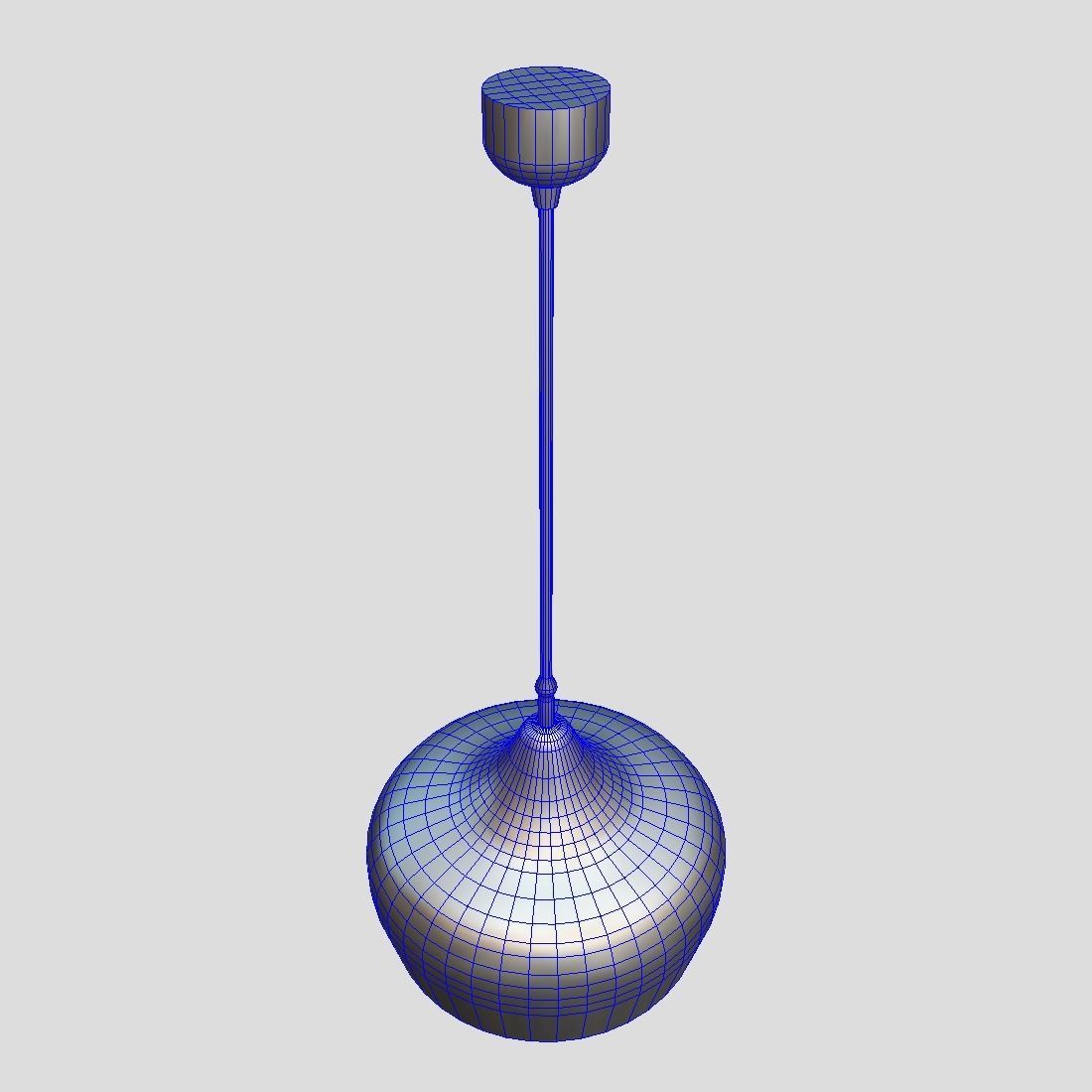 Ceiling Lamp 2 Low-poly 3D model_5