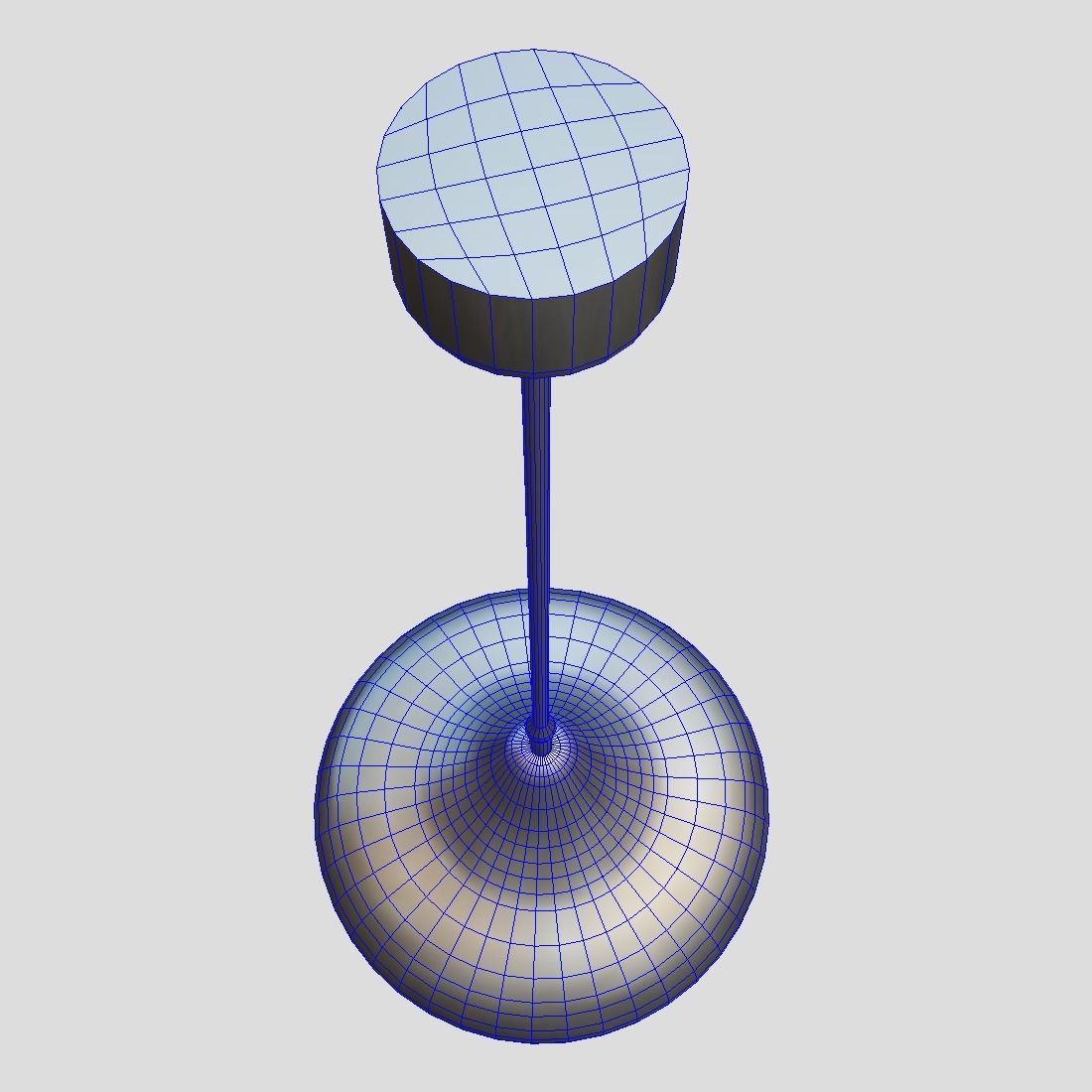 Ceiling Lamp 2 Low-poly 3D model_7