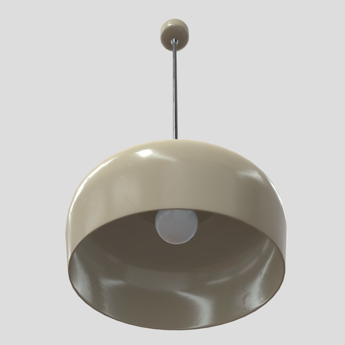Ceiling Lamp 2 Low-poly 3D model_8