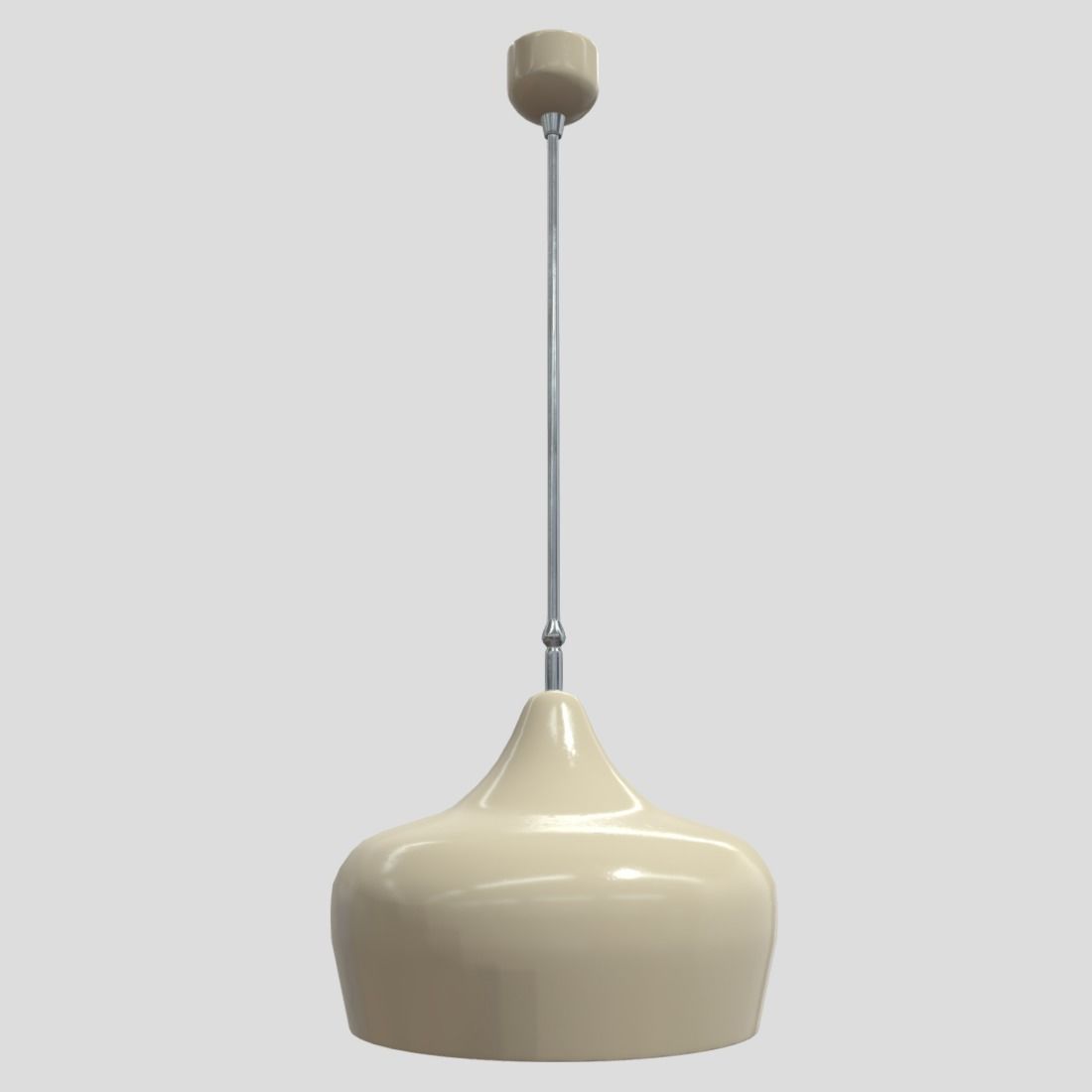 Ceiling Lamp 2 Low-poly 3D model_2