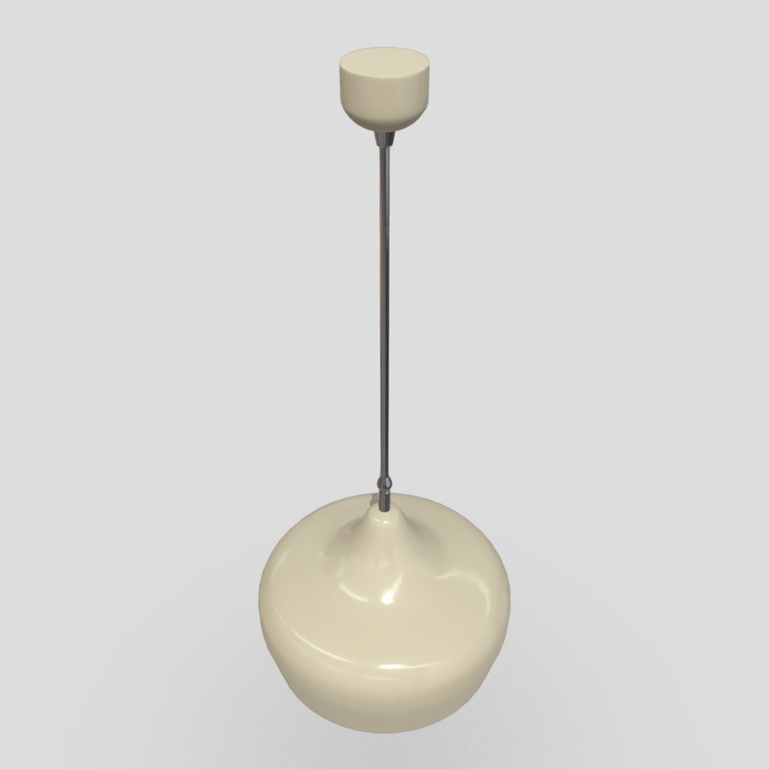 Ceiling Lamp 2 Low-poly 3D model_4