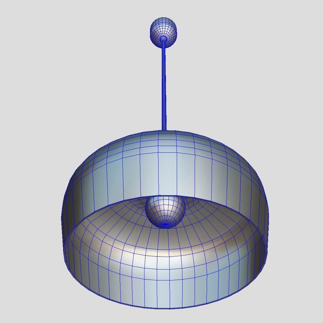 Ceiling Lamp 2 Low-poly 3D model_9