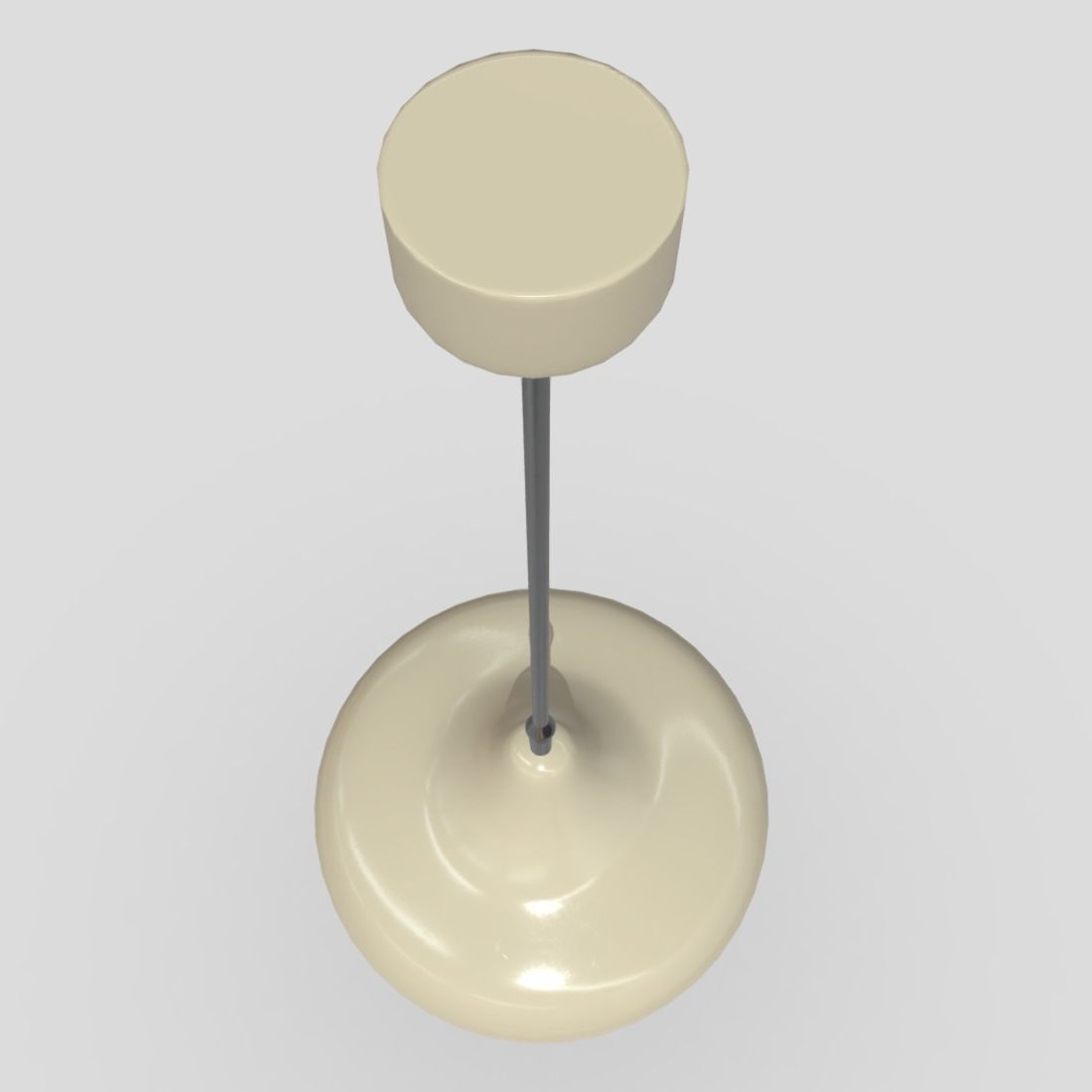 Ceiling Lamp 2 Low-poly 3D model_6