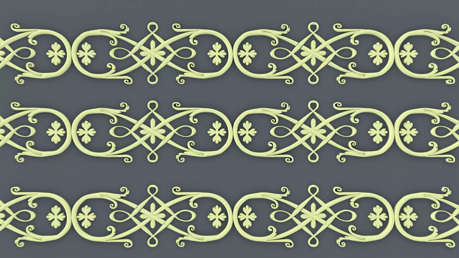 ornament baroque V1 3D model_0