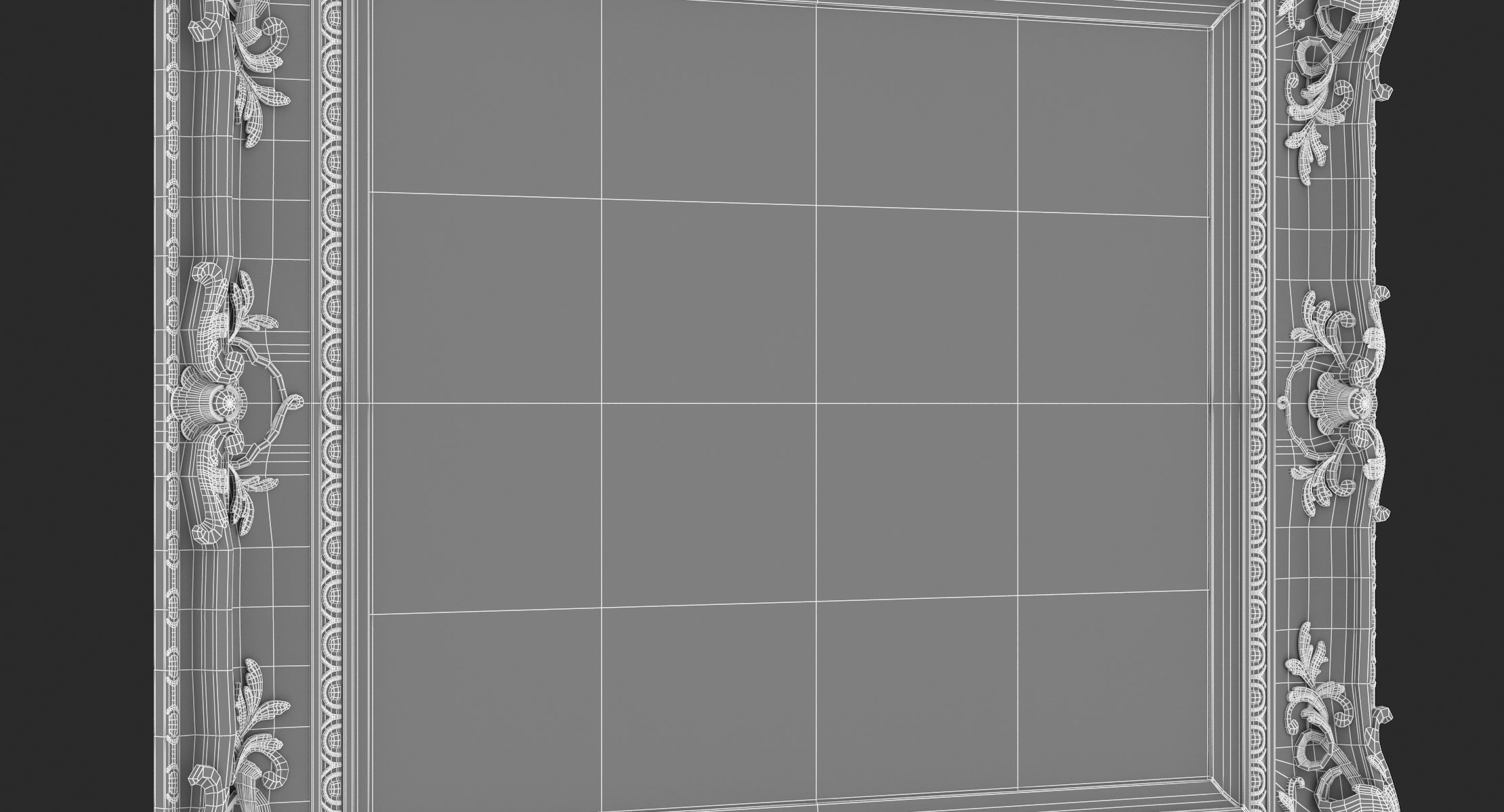 Classic Frame 07  3D model_9