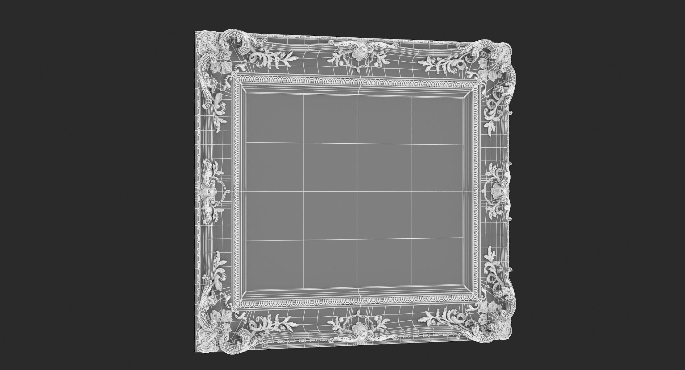 Classic Frame 07  3D model_6