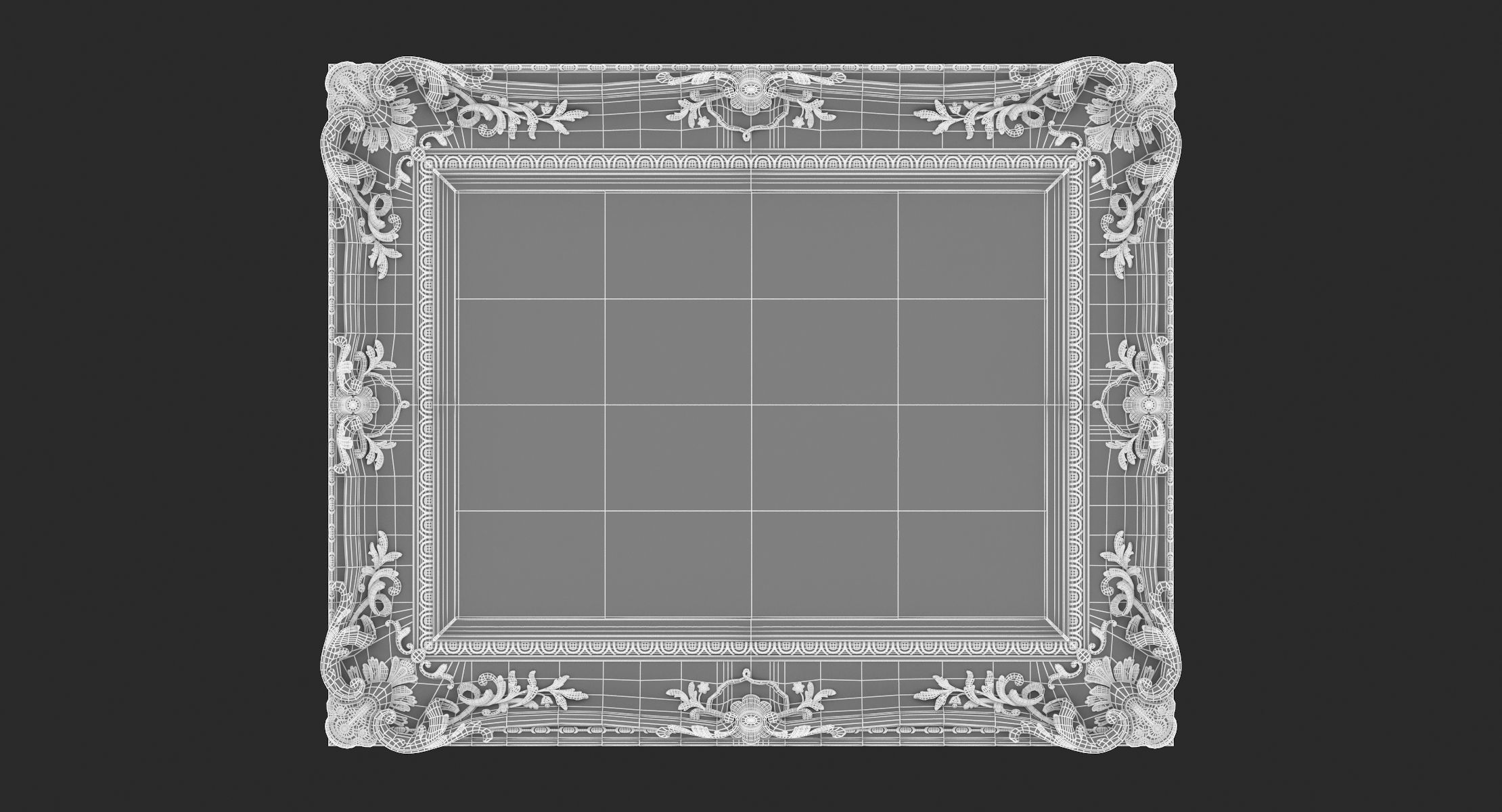 Classic Frame 07  3D model_5