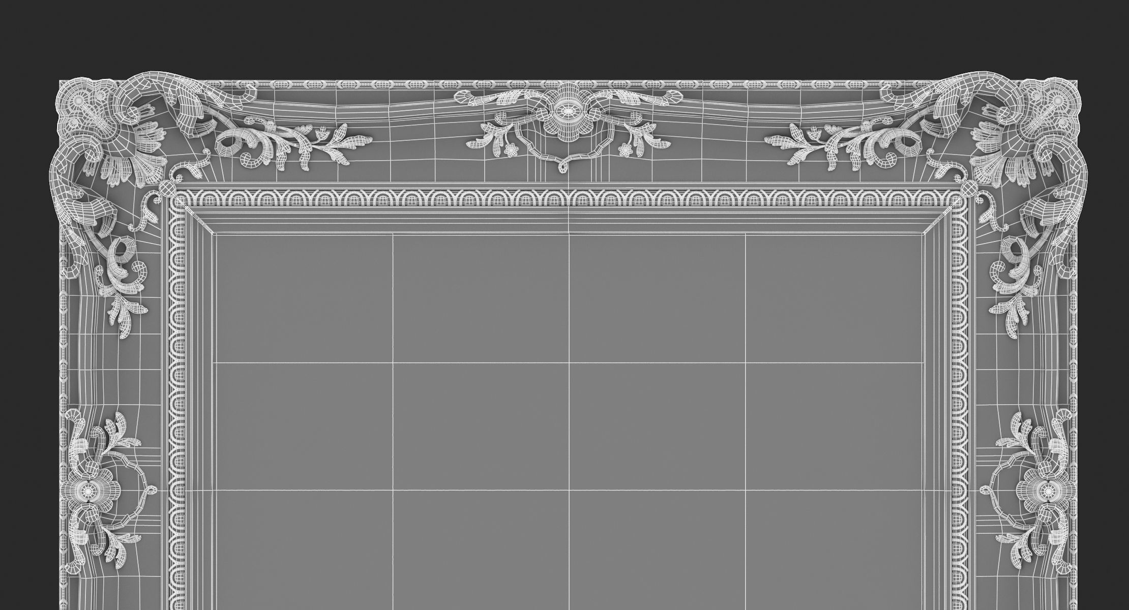 Classic Frame 07  3D model_7