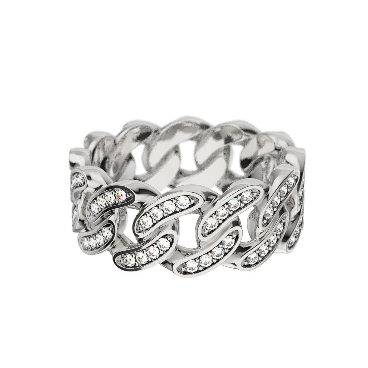 N166 17MM Cuban ring T02 3D print model_5