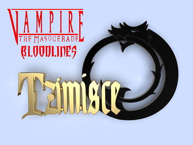Vampire The Masquerade Bloodlines cosplay Tzimisce pendant 3D print model