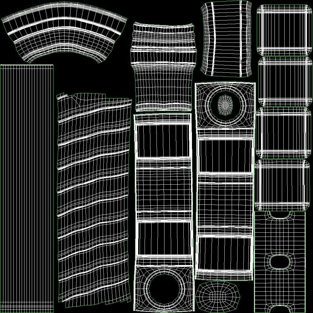 Viking Weapon Collection Low-poly 3D model_47