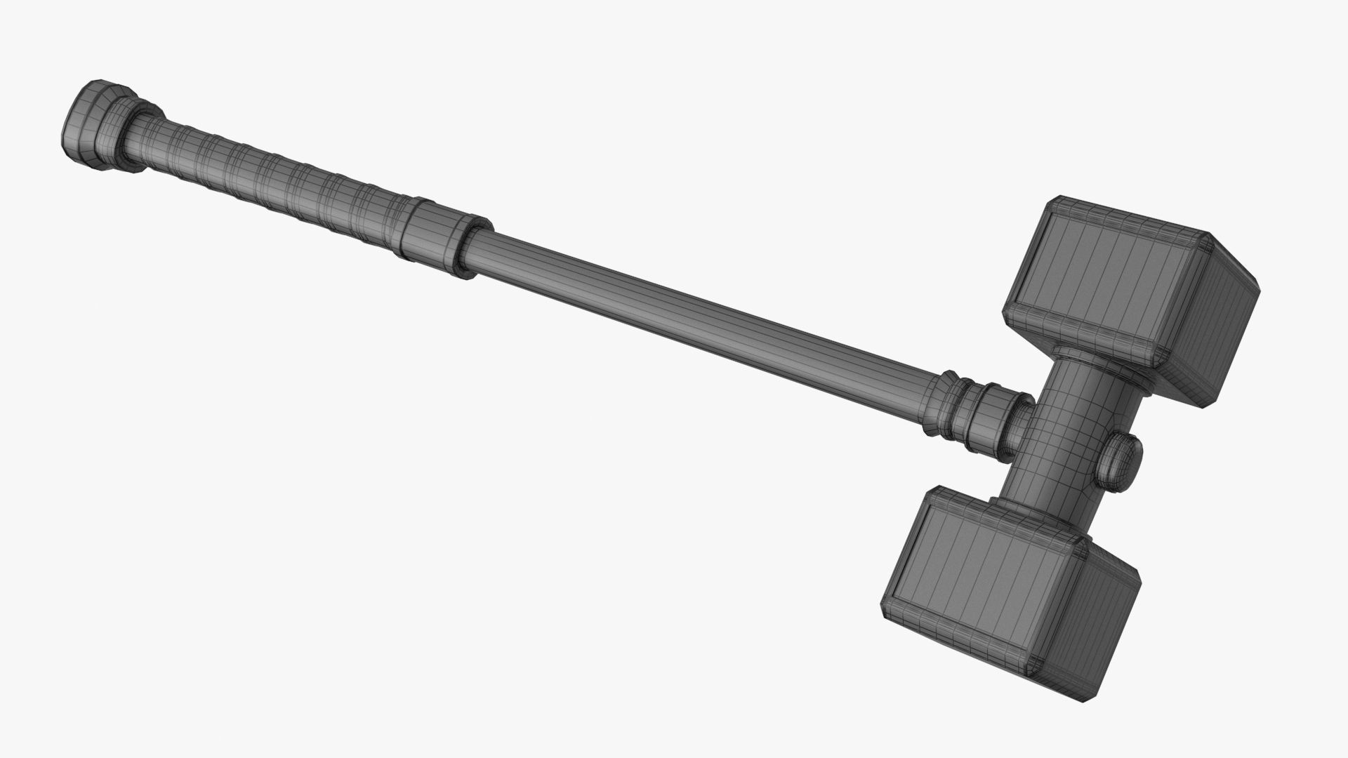 Viking Weapon Collection Low-poly 3D model_46